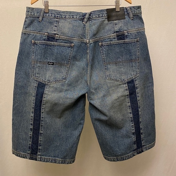 Sean John Sz 40 Denim Shorts Mens Baggy Y2K Rap Hip Hop Skate Urban Inseam 15.5” - Picture 5 of 12